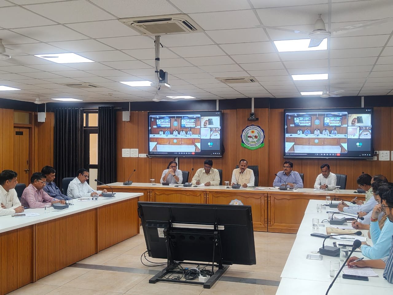 Meeting with Unit Heads reg Planning of FY 2026-27 under the chairmanship of VC Sir on 20.04.2026